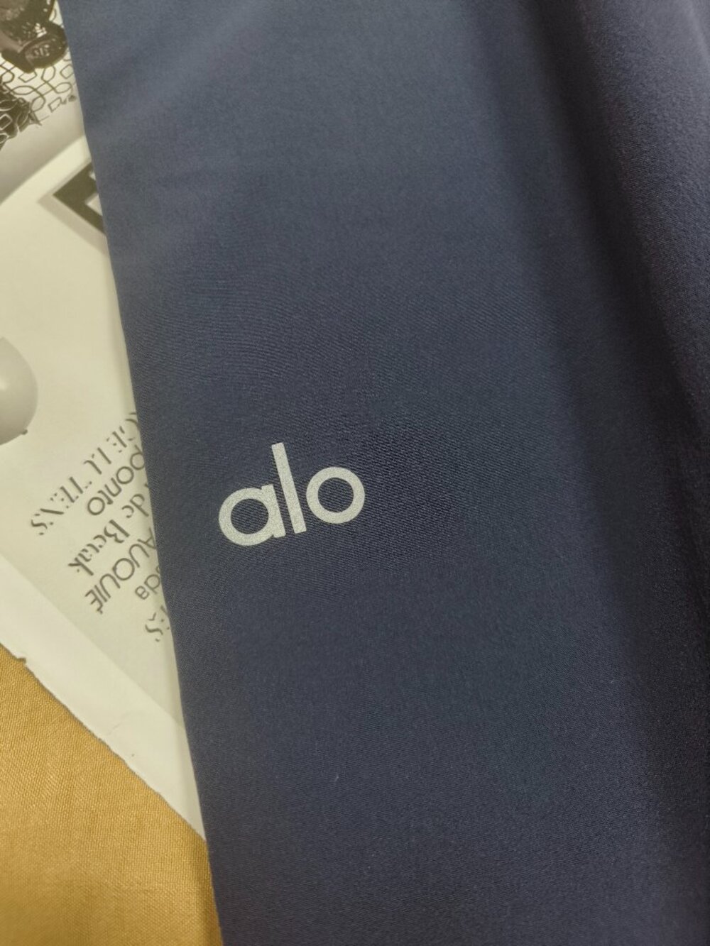 Alo Yoga Navy Blue Casual Pants💙Athleisure Office Travel Daily🥟Regular - Picture 4 of 7